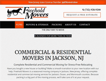 Tablet Screenshot of freeholdmovers.com